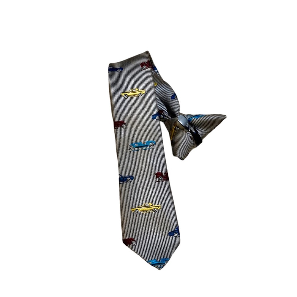 George Sports Cars Clip-On Necktie